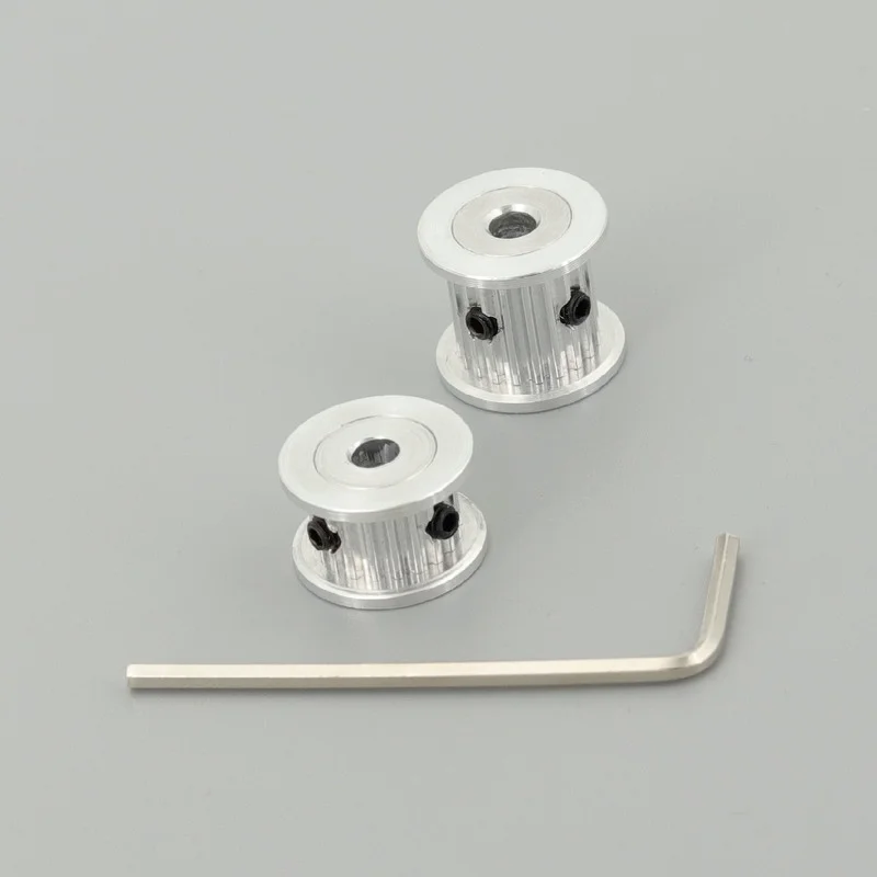 GKTOOLS GT2 20 Teeth Tooth Timing Pulley Bore 3/4/5/6/6.35/8mm for 6mm/10mm timing Belt Used In Linear 3D Printer Parts 3d printer accessories timing belt pulley timing pulley