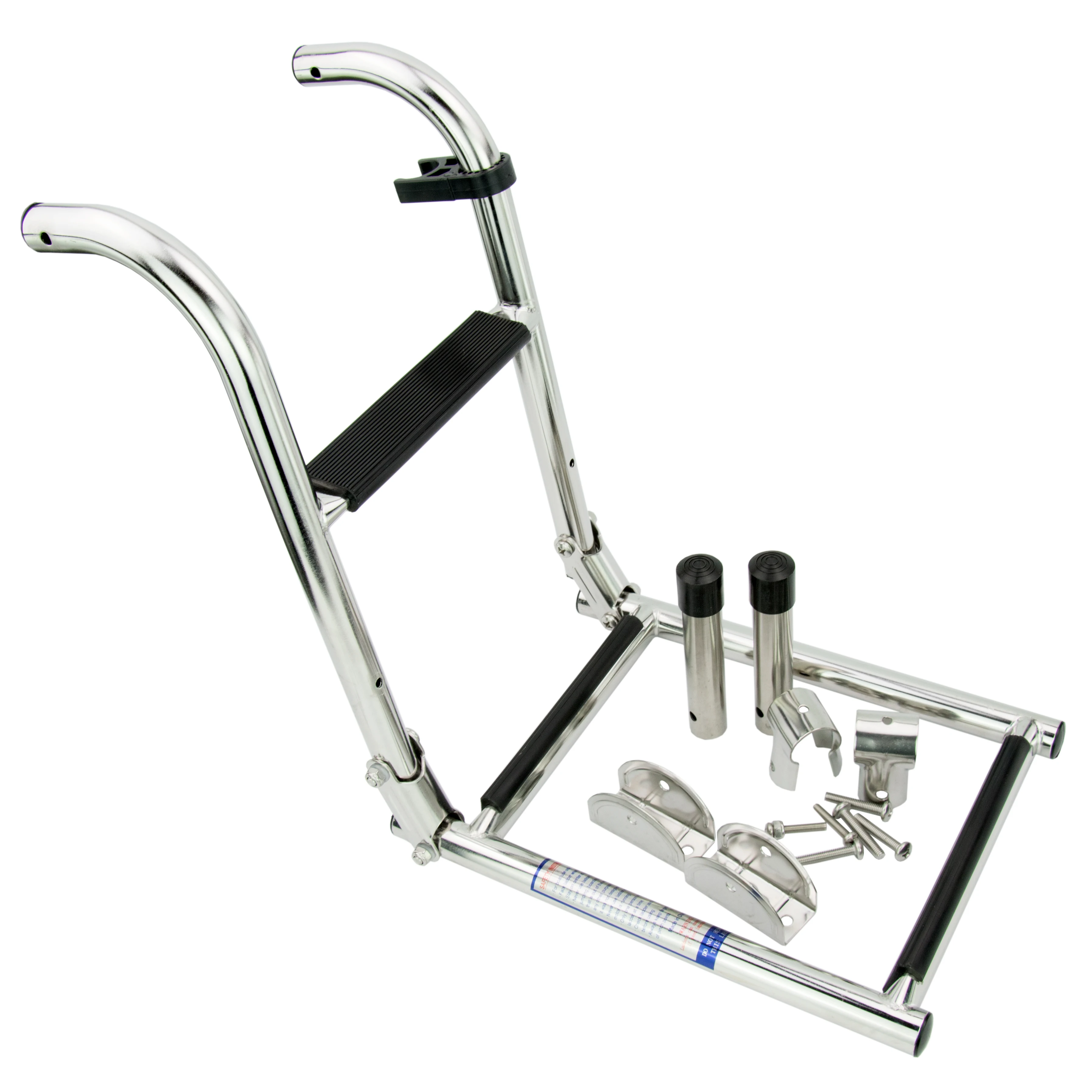 Boat Ladder 3 Step Telescoping Folding Ladders Ponton Boarding Swim