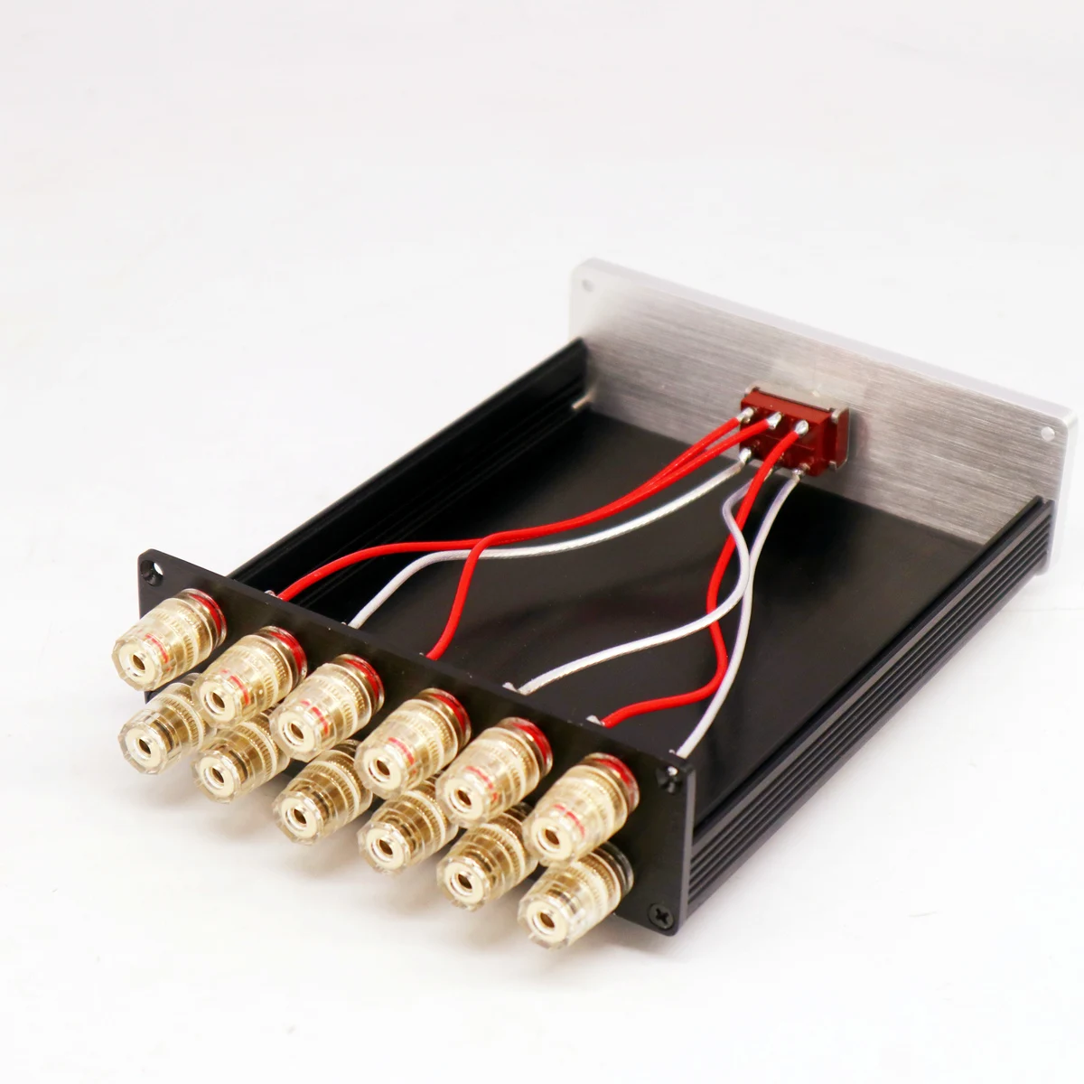 Comutador de Sinal de Áudio Passivo em Interruptor Caixa Seletora Amplificadores um Par Alto-falantes Interruptor - Image 2