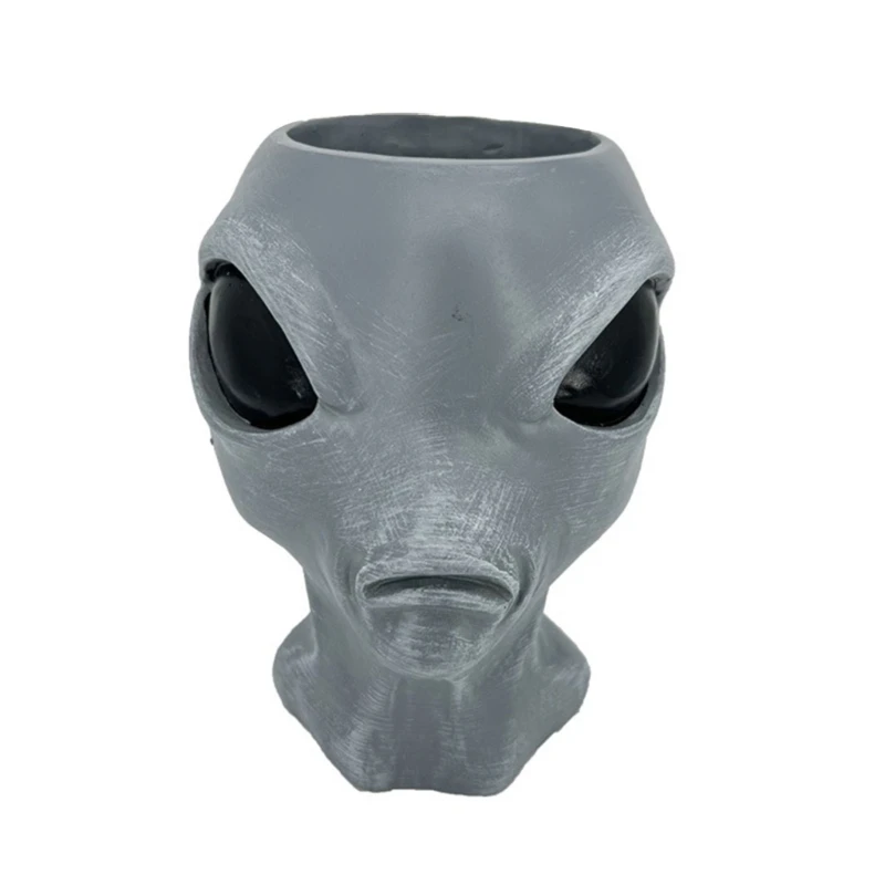 

Funny Alien Figurines Resin Flower Pot Sculpture for Garden Decoration Ornament 594C