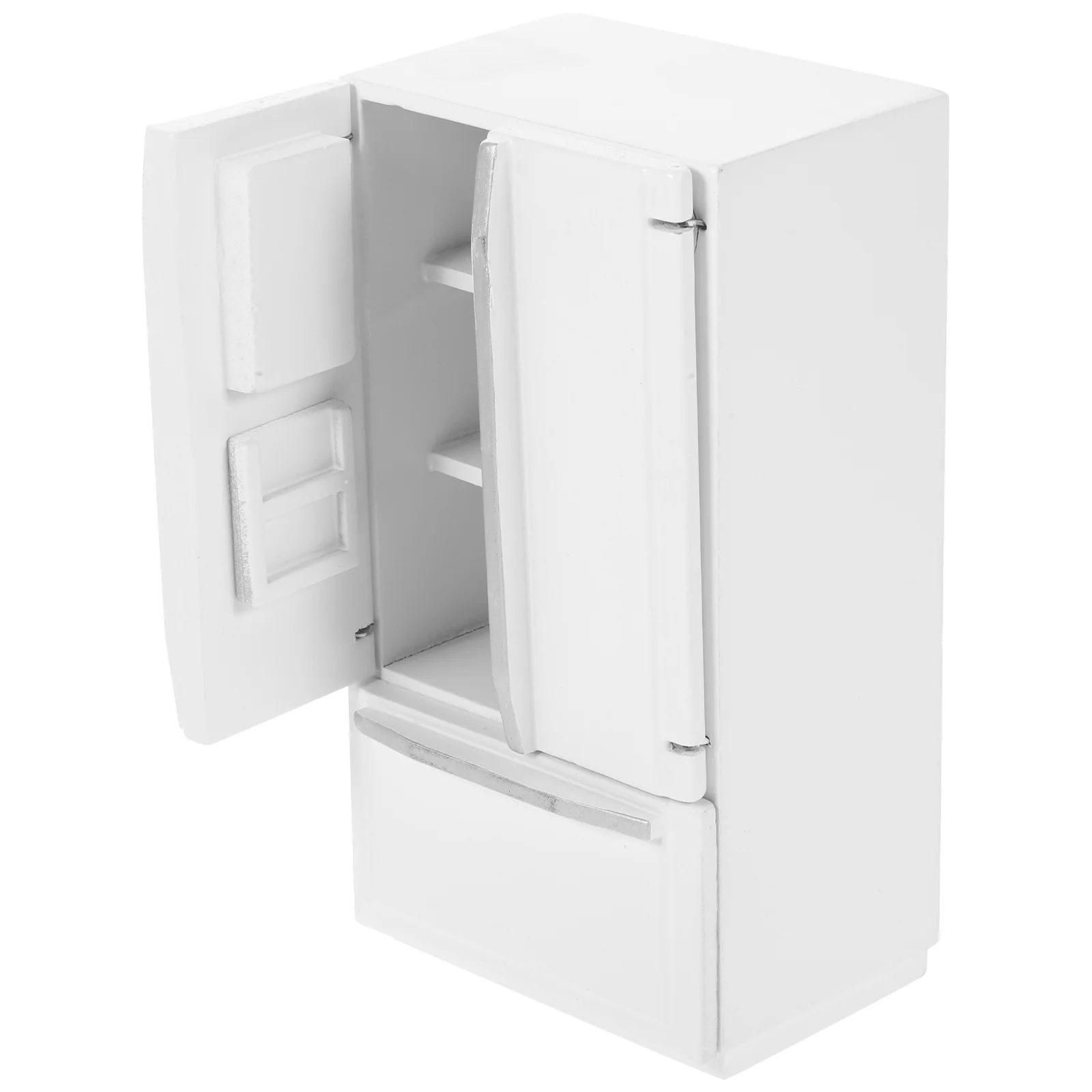 

Micro Refrigerator Model Miniature Fridge Dolls House Freezer Furniture Toy Toys