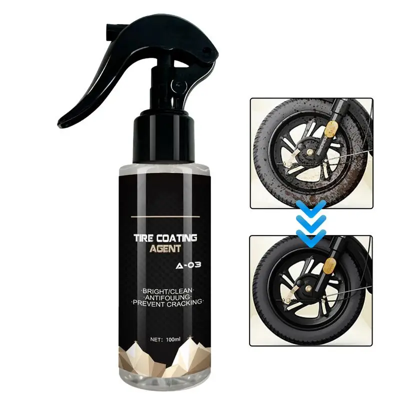 

Wheel Polish Spray Wheel Polishing Restorer Car Detailing Supplies Wheel Restoration For Seat Armrest Dashboard Outer/Inner