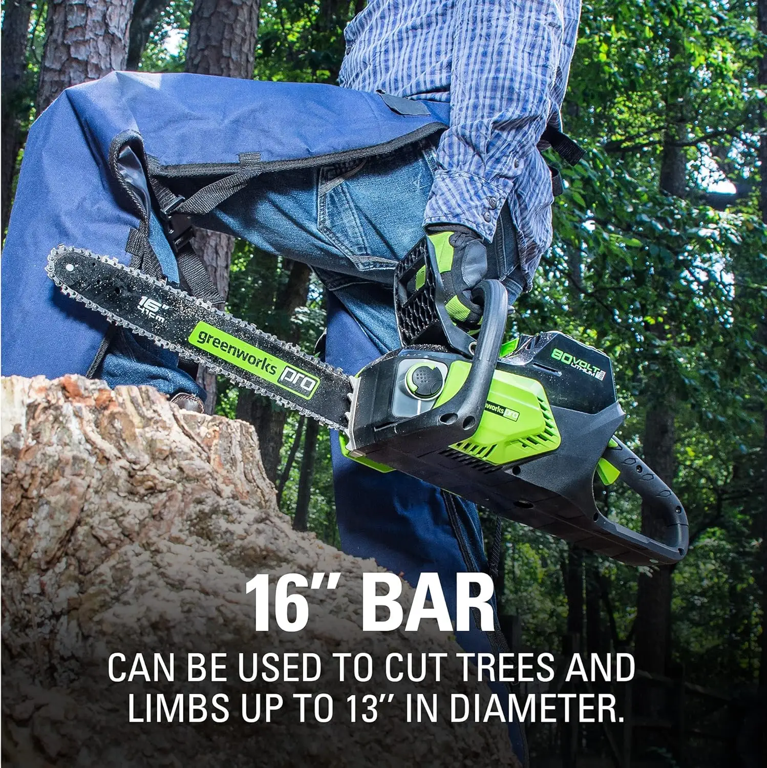 Cordless Chainsaw (Great For Tree Felling, Limbing, Pruning, and Firewood / 75+ Compatible Tools)