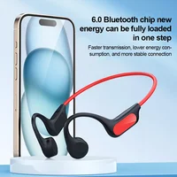 Bluetooth 6.0 Bone Conduction Earphones Sports Wireless Headphones Neckband Headsets HiFi Stereo ENC Noise Reduction Earbuds - Image 2