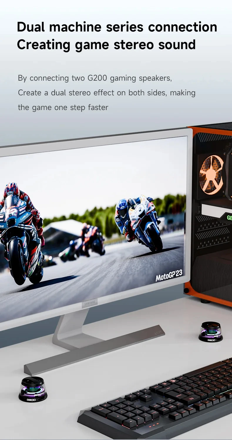 Altavoz Bluetooth portátil G200 con iluminación RGB, altavoz magnético BT5.3, Mini caja de sonido, soporte para teléfono con reproducción de 7 horas