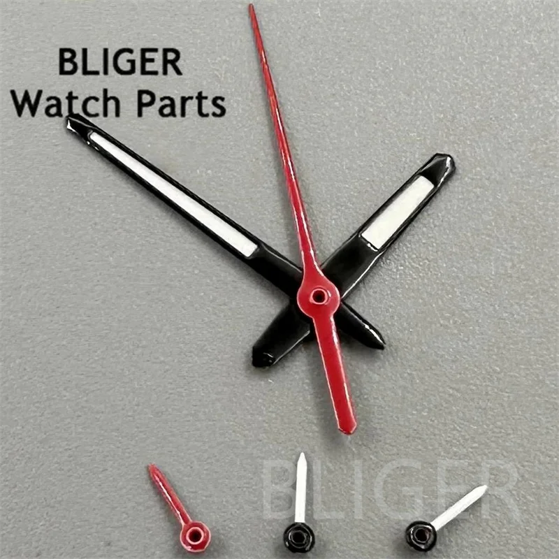 BLIGER Watch Hands Yellow/Green/Red/Orange/Multy Colors C3 Green Lume 6 Hands Fits VK63/VK64 Quartz Movement Watch Accessories