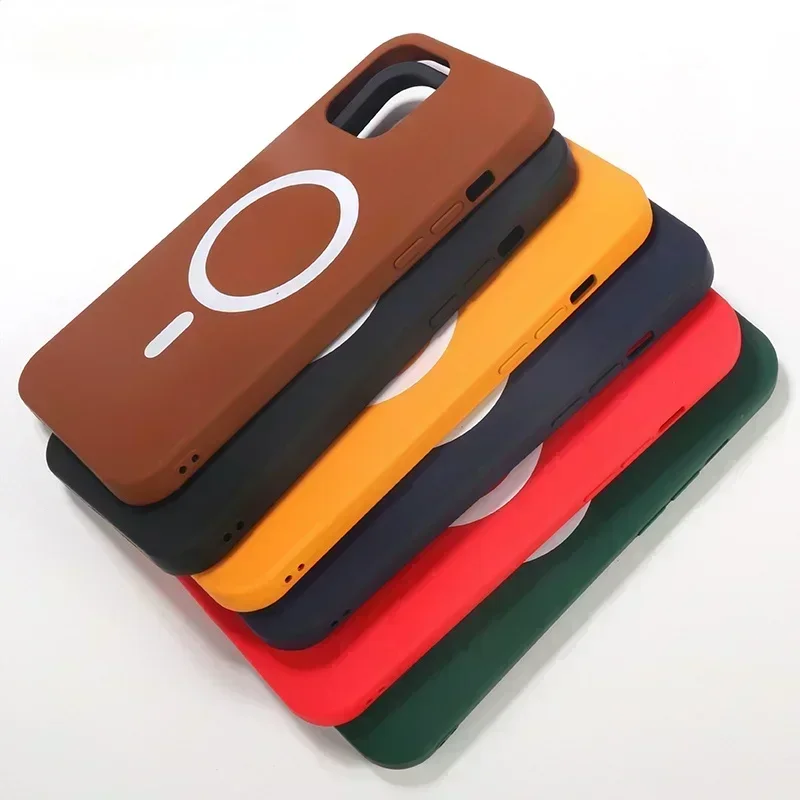 IPhone 12 Pro Max Mini, силиконовый чехол для iPhone 12, совместимый с зарядкой