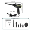 500W Electric Air Duster Portable Compressed Air Handheld Air Blower for PC Computer Cleaning Laptop Keyboard Screen Cleaner 6