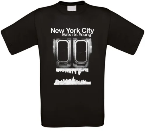 Нью-Йорк съедает молодость, как сделать это в серии футболка «Америка» NEU