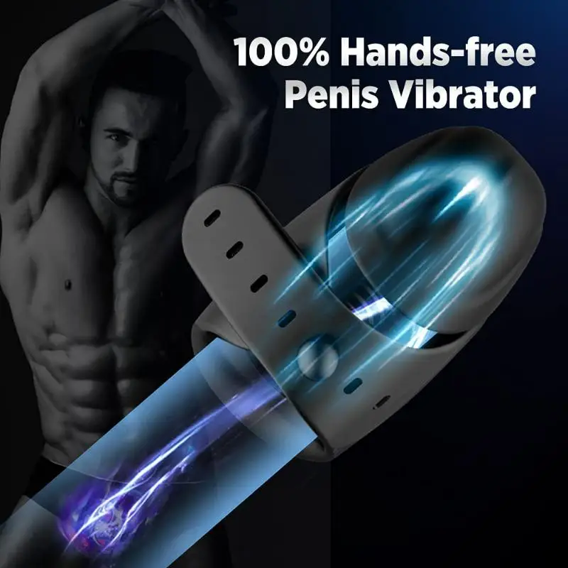 Male sex toys glans vibrator penis exerciser massager adjustable male masturbation cup masturbator delayed ejaculation trainer sex toy for men