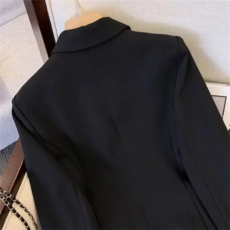Description Picture 5 of itemWomen Coat 2025 Spring Autumn New Korean Fashion Slim Fit Temperament Blazer Coats Casual High-end Loose Women's Blazers