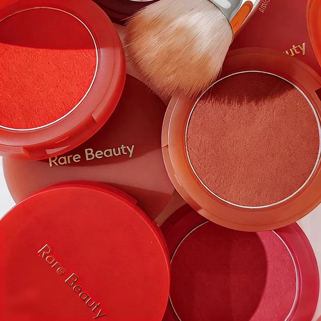 Nouveau blush crème-poudre Rare Beauty Long Lasting Blurred Bouncy Cushiony, résistant à l'eau, à la transpiration et à l'humidité, cosmétiques naturels. 1