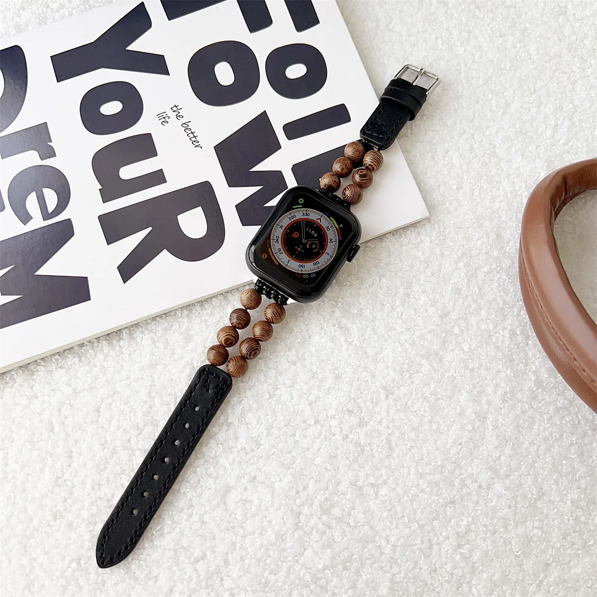 Smartwatch Band For Apple Watch Leather Strap Elegant Design_voghion.com