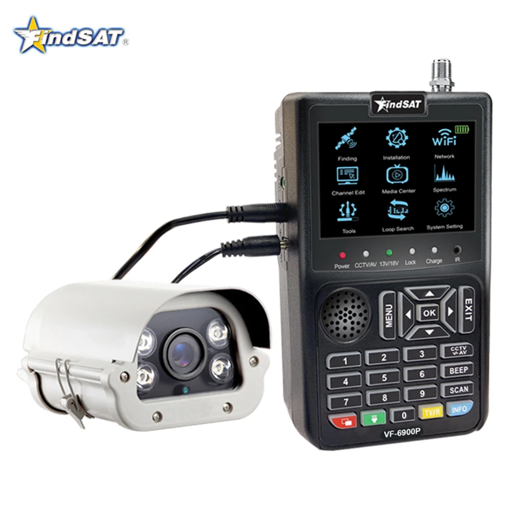 2020 Finder2020 Hd Satellite Finder Combo - Dvb-s/s2, 3.5'' Tft Screen,  Fta, Live Tv Receiver