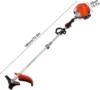 5 in 1 Multifunctional Lawn Mower,52CC Gas Weed Trimmer,Cordless Weed Wacker,Cordless Hedge Trimmer & Grass Edger,2-Stroke Brush 4
