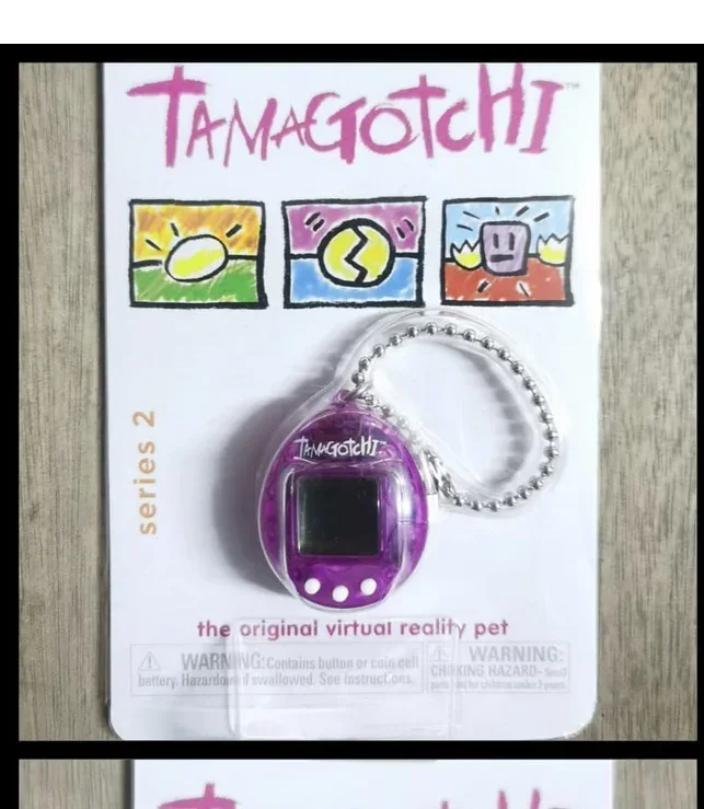 Mascotas electrónicas originales Bandai Tamagotchi para niños, mascota cibernética virtual, juguete interactivo divertido, regalo de anime con pantalla digital
