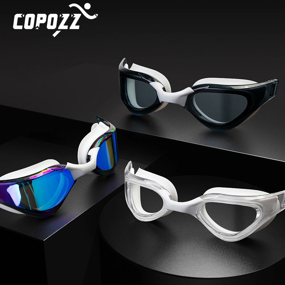 Professional Adult Anti-fog Swimming Goggles Electroplating Waterproof Silicone Swim Glasses Men UV Protection Swim Eyewear 4