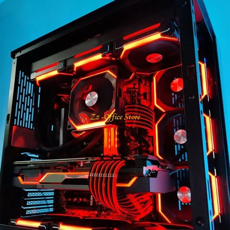 섀시 팬 슬롯에 수직 설치를 위한 85DC 천공 GPU 지지 브래킷 검정색 옵션