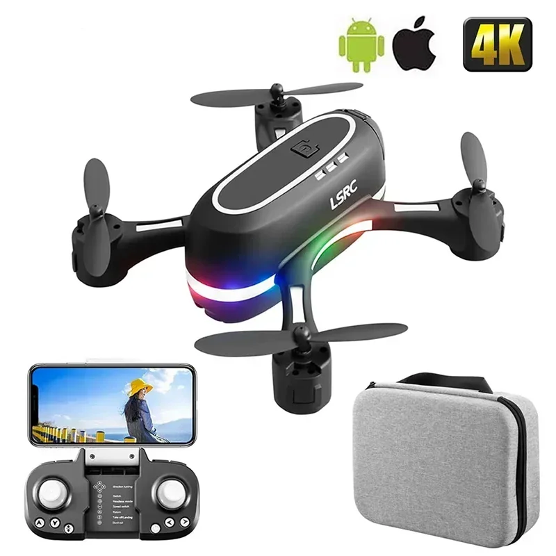 

MINI RC Drone UAV with 4K HD Professional Dual Camera Wifi FPV Aerial Photography Remote Control Quadcopter Aircraft Gift