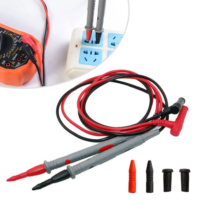 Multimeter Test Leads Universal Cable AC DC 1000V 20A 10A CAT III Measuring  Probes Pen for Multi-Meter Tester Wire Tips