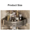 Bathroom Shelf for Shower Wall Mounted Shampoo Bottle Orangizer Shower Corner Rack Storage Punch-free Bathroom Accessories 6
