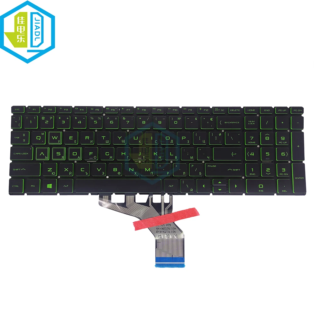 Teclado Retroiluminado para hp Pavilion Gaming Espanha Russo Árabe Latino Italiano bg Teclado 16 a 17-cd 15-ec 16-a0000 17-cd000 - Imagem 2