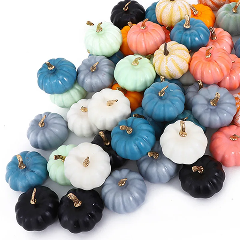 Artificial Pumpkin Decoration 1PC Halloween Simulation Foam Mini For Home Thanksgiving Party