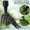 Standing Weed Puller Weeding Tool Weed Remover Tool 3-part Detachable Handle Weed Remover Tool Stand-up Manual Metal Weeder Tool 4
