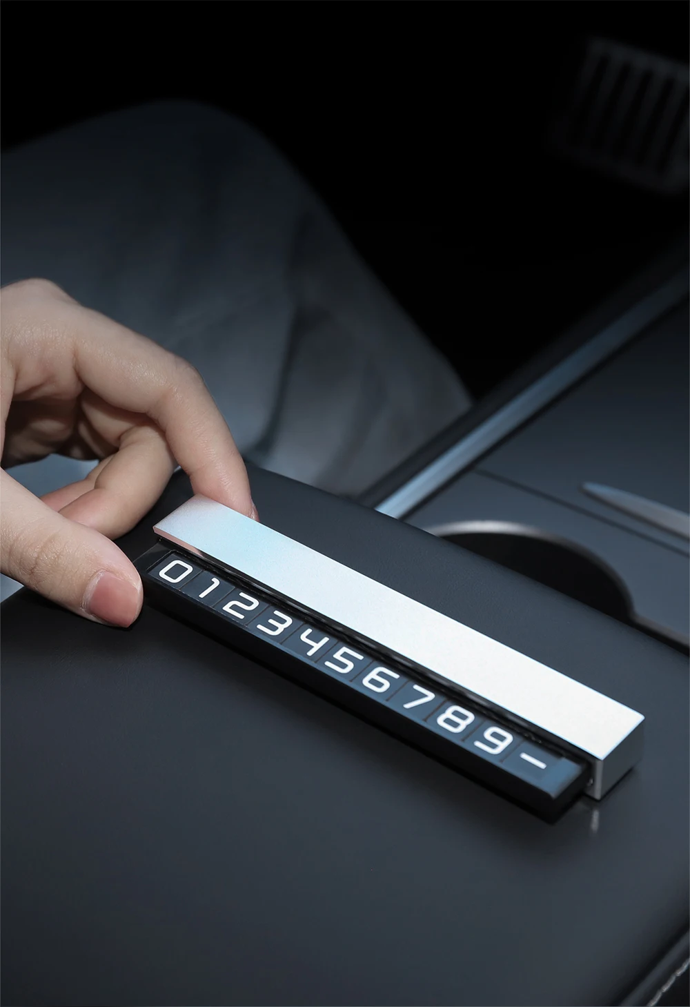 YZ Temporary Car Parking Card Phone Number Car Phone Holder Luminous Telephone N