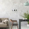 Record Holder Wall Shelf Rack Multifunctional Storage Floating No Punching Black Acrylic Hook 6