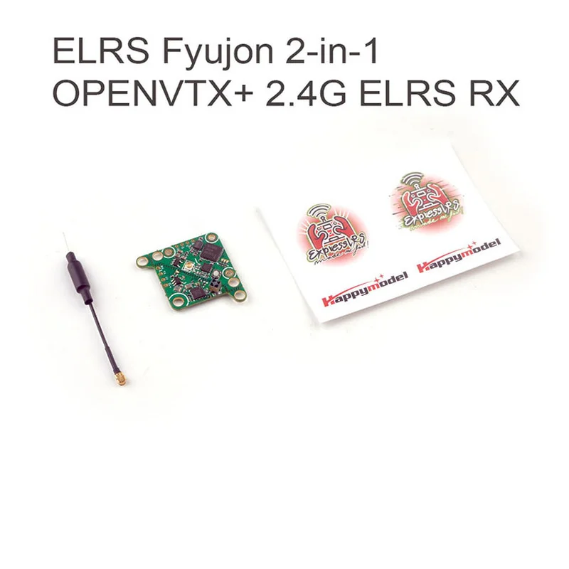HappyModel ELRS Fyujon 2in1 Module Built-in ELRS 2.4GHz Receiver and 5.8GHz 48CH Open VTX Image Transmission for RC FPV Drone
