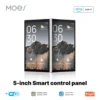 MOES Tuya Wifi Smart 5-inch Touch Screen US Center Control Panel Voice Control Alexa And ZigBee Gateway Built-in Scene Control