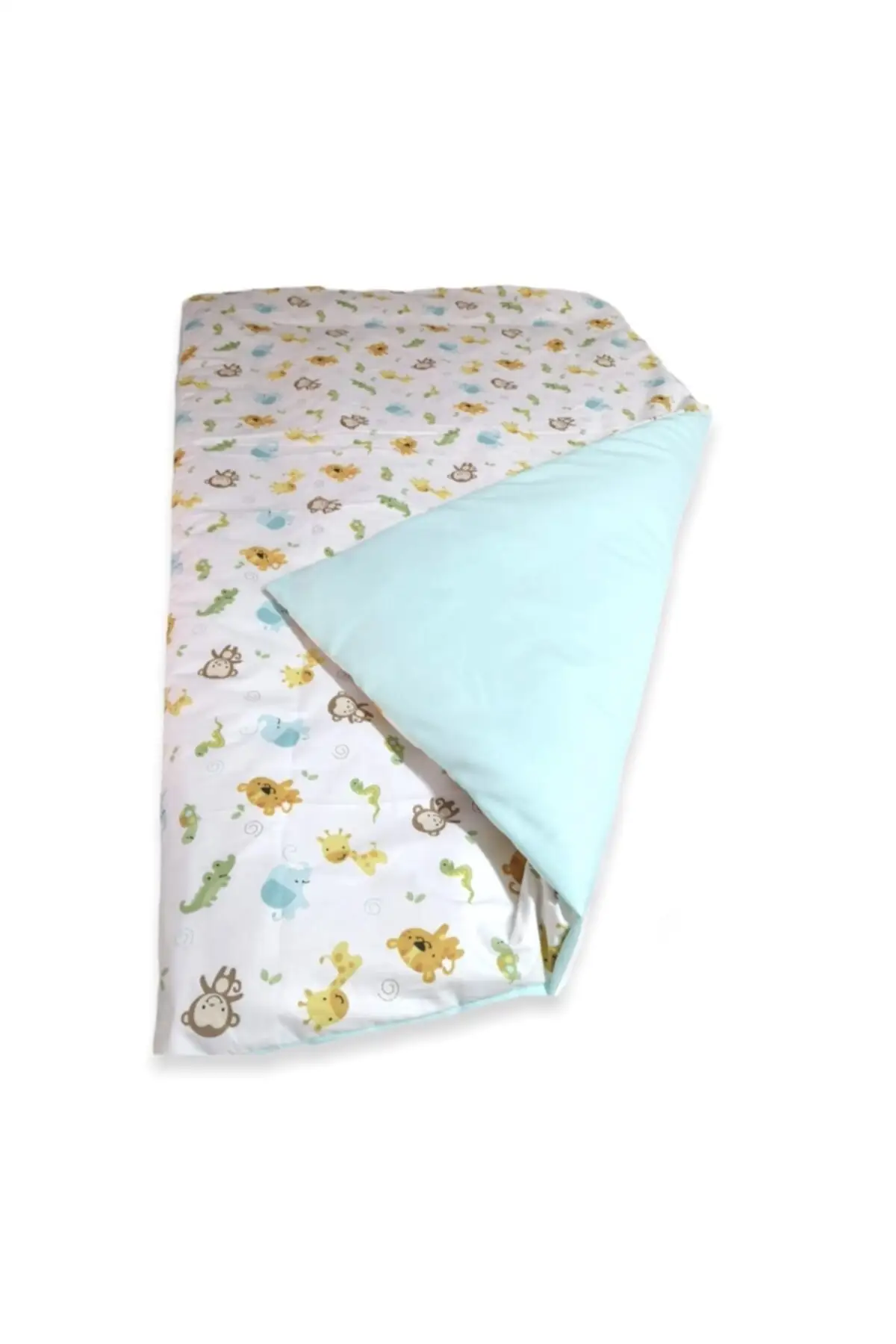 

Baby Kid Quilt Standard 100x150 Cm Cute Animals Mint Green 110x150 Fiber Cotton Baby & Kids Quilt Home