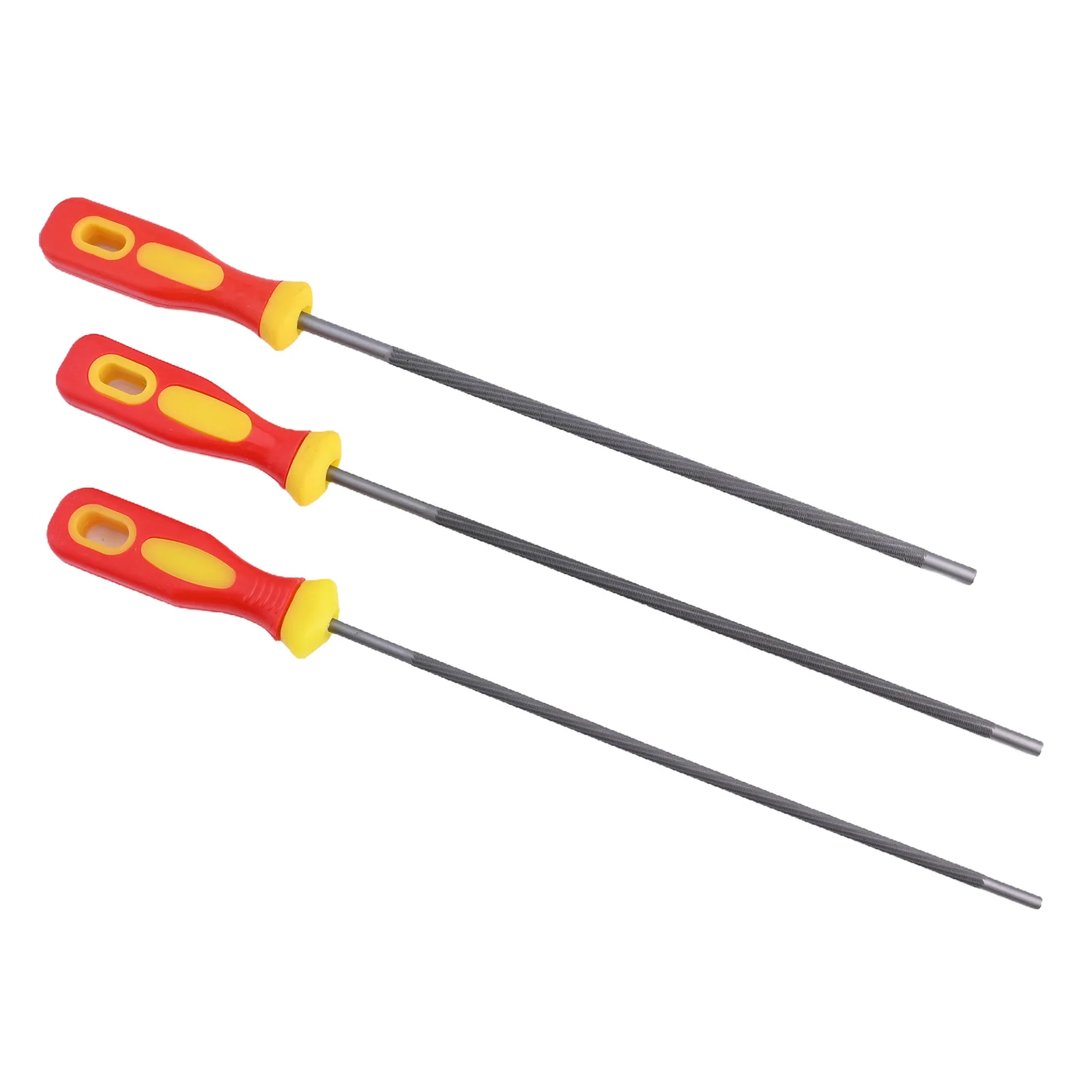3-teiliges Set Runde Hochkarbon-Stahl Feilensätze für Kettensägen, Schärfwerkzeug für Holzbearbeitung, 4,0mm/4,8mm/5,5mm – Detail 7