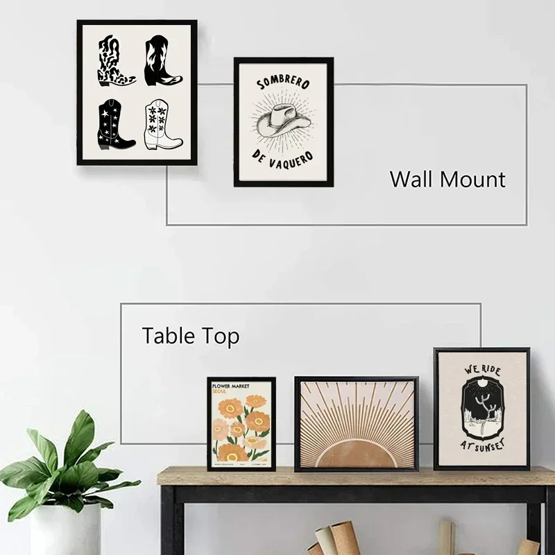 Classic Black Wood Color Wooden Photo Frame A3 A4 Picture Frame Poster Canvas 3pcs for Wall Mounting Desktop Display photo frame wood canvas frame wood photo frame wood frame wood picture frame