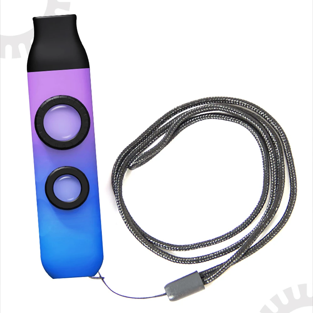 Resin Kazoo New Double Hole Design Portable Kazoos 10 Gradient Colors for Ukulele Guitar Musical Instruments Beginners Gift
