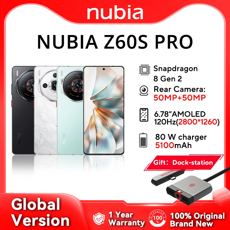 nubia Z60s Pro 12GB 256GB SD8Gen2 シアン 楽天市場】Nubia Z60S Pro Dual Sim 12GB RAM 256GB 5G 黒 新品