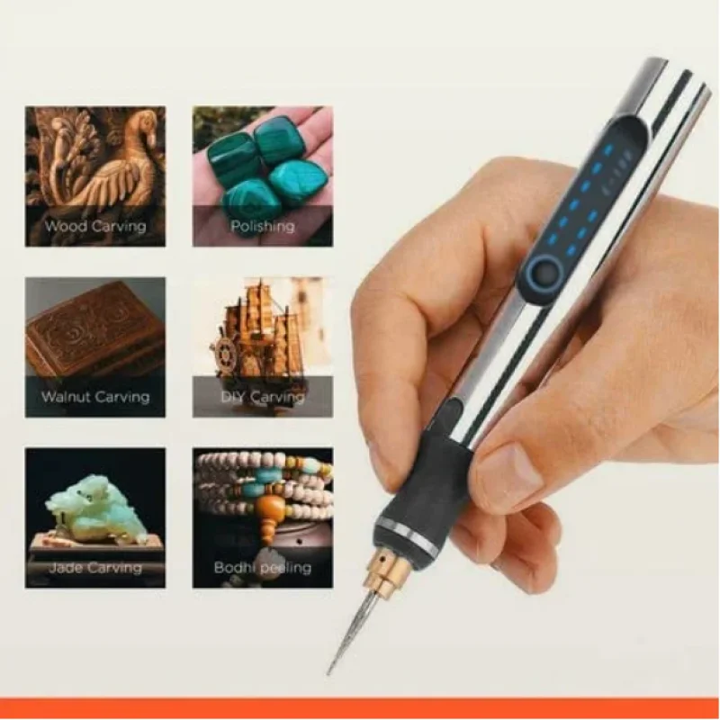 Electric Mini Grinder Engraving Pen Wireless Grinder With Battery Cordless Micro Rotary Tools Drill For Jewelry Metal