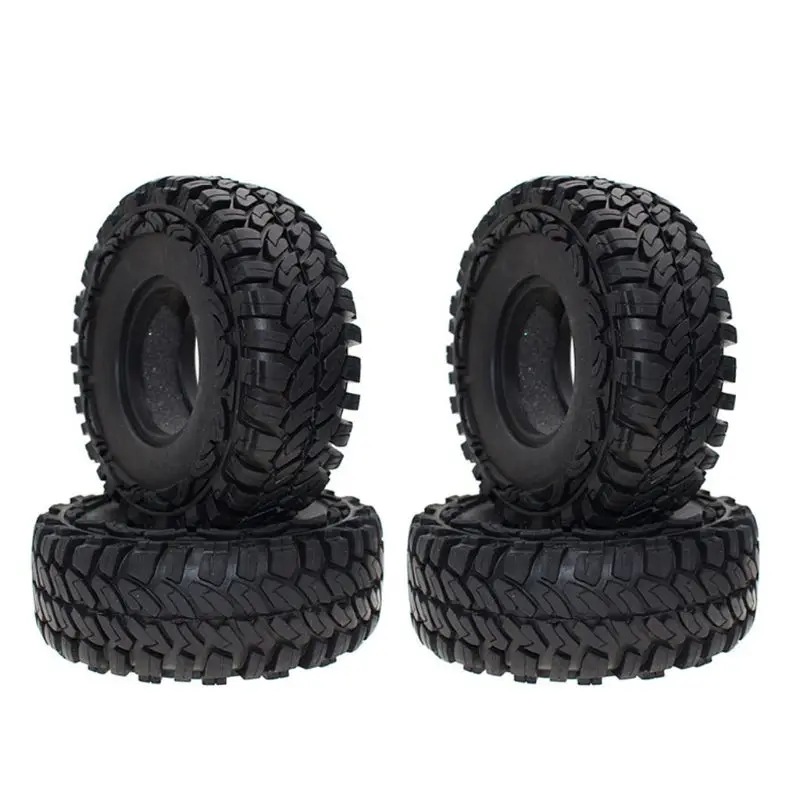 

4PCS 1.9" RC Rock Crawler Rubber Rocks Tyres / Wheel Tires for 1:10 Axial SCX10 RC4WD D90 D110 TF2 114MM TRX-4 S104