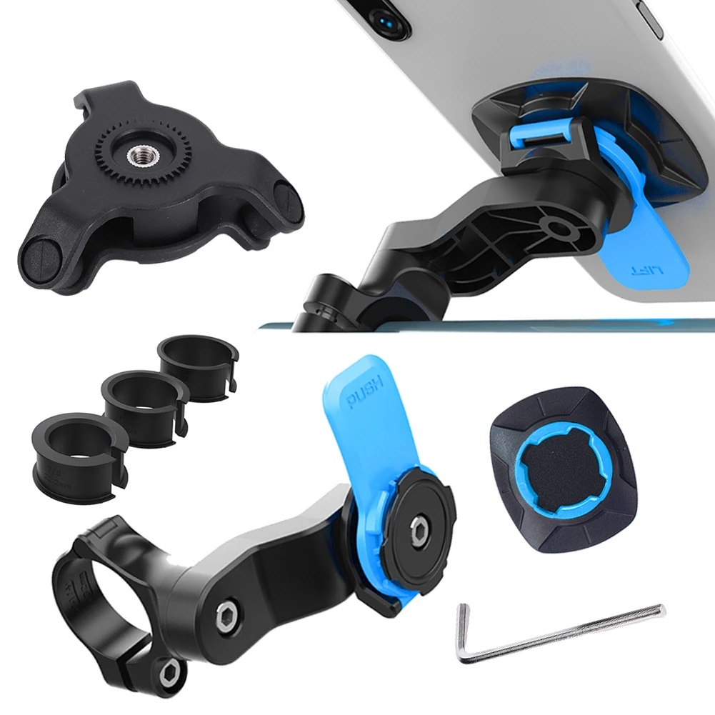 

Велосипедный держатель для телефона, регулируемый, с противоударным кронштейном