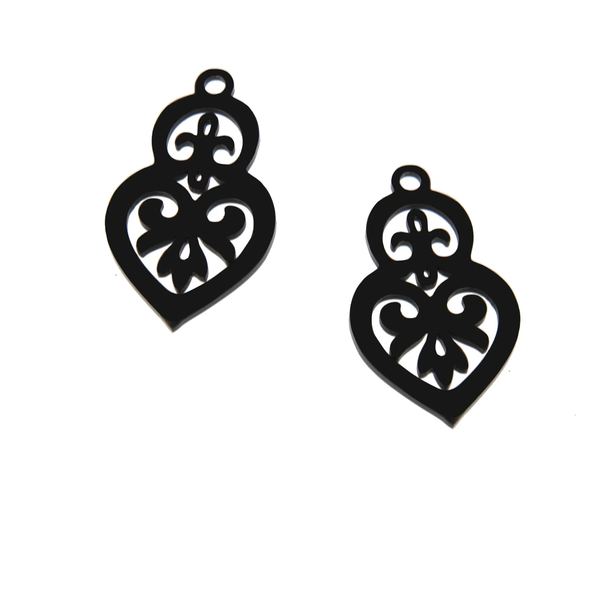 

5 шт./партия, подвески из нержавеющей стали, 30 х17 мм