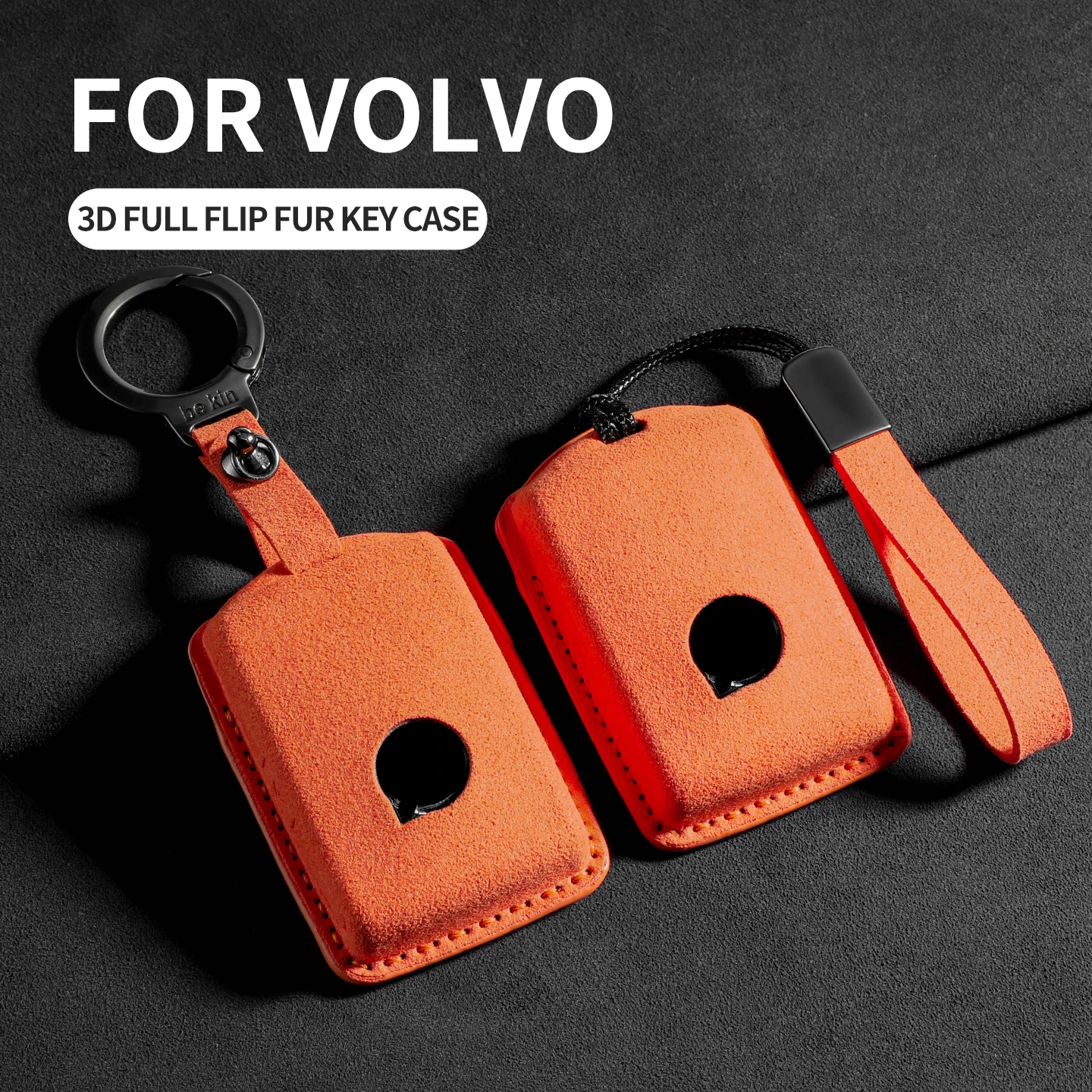 Leder Auto Schlüssel Fall Abdeckung Für Volvo S60 S90 XC40 XC60 XC90 V60 V90 T6 T8 Auto Schlüsselbund Schutz Shell Dekorative Zubehör