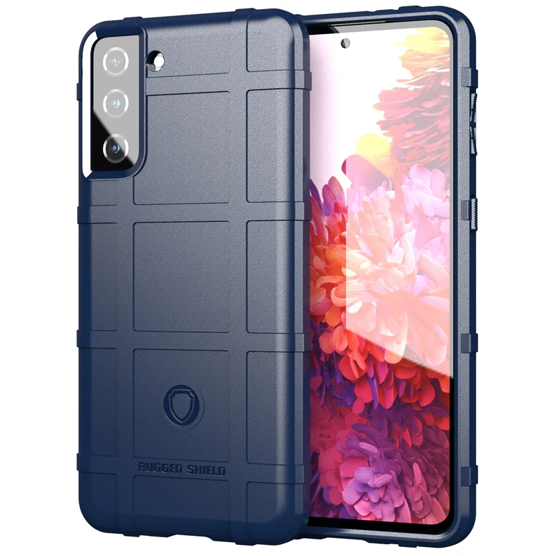 

Silicone Shield Case for Samsung Galaxy S21 Plus 5G s21+ Anti Knock Shockproof Cover for Galaxy s30 plus Armor Matte Rubber Case