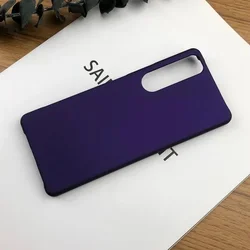 Ultra Slim Matte Shockproof Case - Hard PC Half-Wrapped Cover for Xperia 1 II (PURPLE)