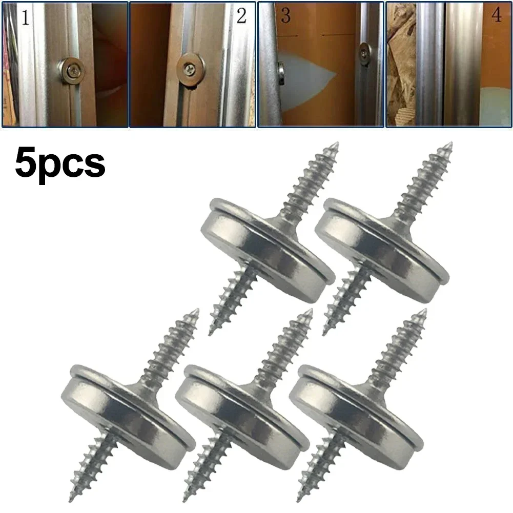 Magnetic Cabinet Catches Door Catch Latch Door Stops Strong Closer Cupboard Fastener Latch Magnet Pull Hardware
