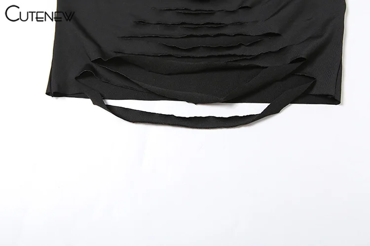 Ruched Sexy Camis Women Attractive Metal Rings Chic Cut Out Shape Low Neck Backless Skinny Solid Tanks Mujer Club Tops