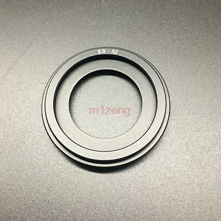 Es52 Es-52 Copertura Del Cofano Dell'Obiettivo Della Fotocamera In Metallo Per Canon Ef 40Mm F/2.8 Stm Ef-S 24Mm F/2.8 Stm