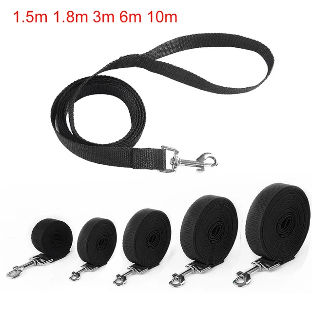 Long Nylon Pet Dog Leash For Small Big Dogs Cats Outdoor Hiking Puppy Lead Rope Strong Labrodor Traction Belt 1.5m 3m 10m 30m 2