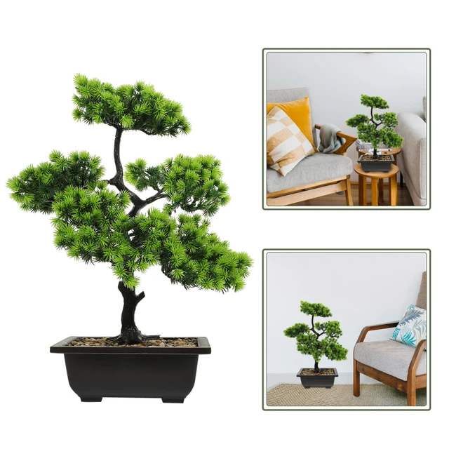 Albero Bonsai Artificiale Pino Benvenuto - Pianta Finta Decorazione Casa/Ufficio - Foto 9