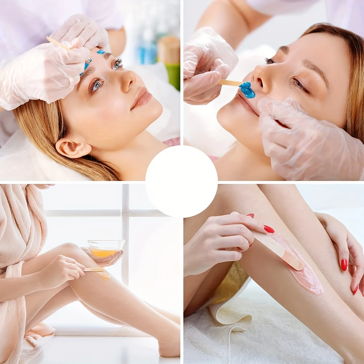 Woman Wooden Body Hair Removal Wax Sticks Disposable